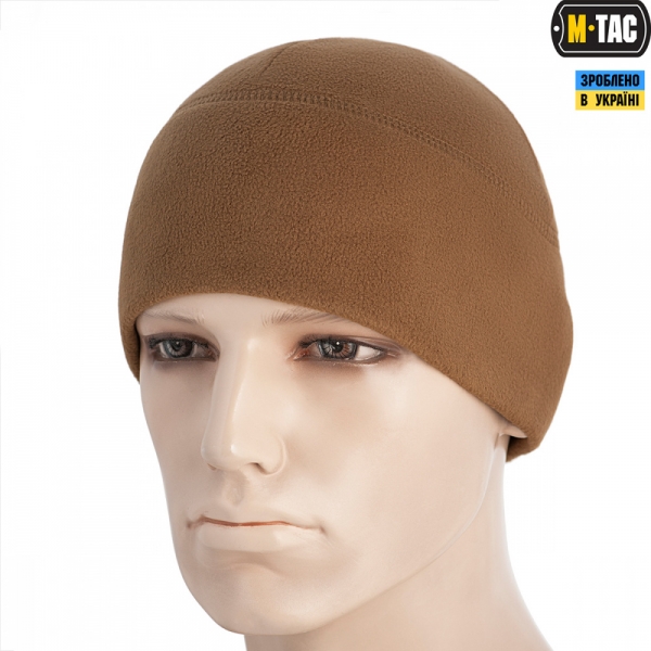 M-TAC ШАПКА WATCH CAP ELITE ФЛІС (270Г/М2) COYOTE BROWN