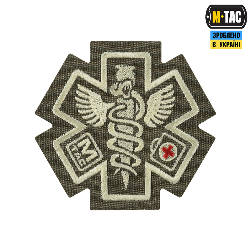 M-TAC НАШИВКА PARAMEDIC (ВЫШИВКА) RANGER GREEN