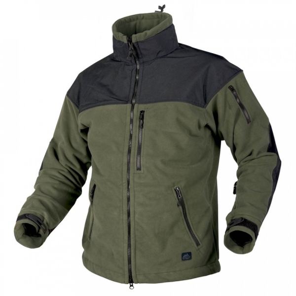 HELIKON-TEX КУРТКА CLASSIC ARMY - FLEECE WINDBLOCKER OLIVE GREEN/BLACK H2327-16