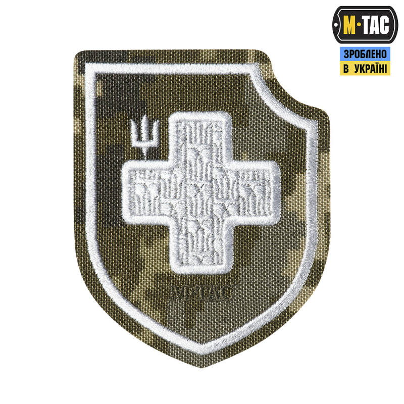 M-TAC НАШИВКА ХРЕСТ ЗСУ (ВИШИВКА) MM14