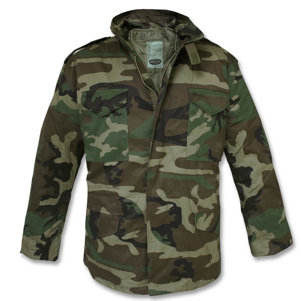 MIL-TEC КУРТКА M65 С ПОДСТЕЖКОЙ WOODLAND 10315020