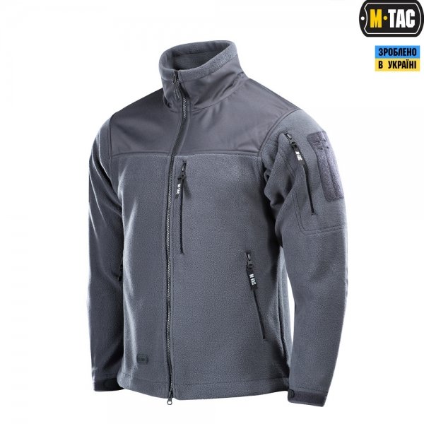 M-TAC КУРТКА ALPHA MICROFLEECE GEN.II DARK GREY