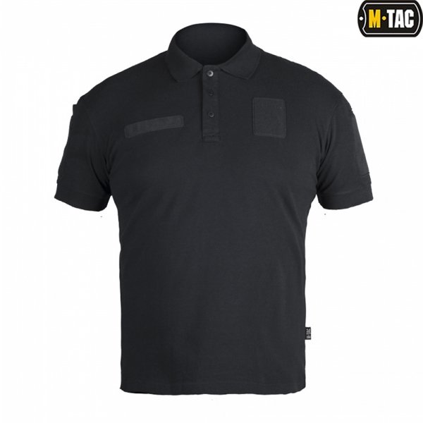 M-TAC ПОЛО ТАКТИЧЕСКОЕ 100% Х/П BLACK