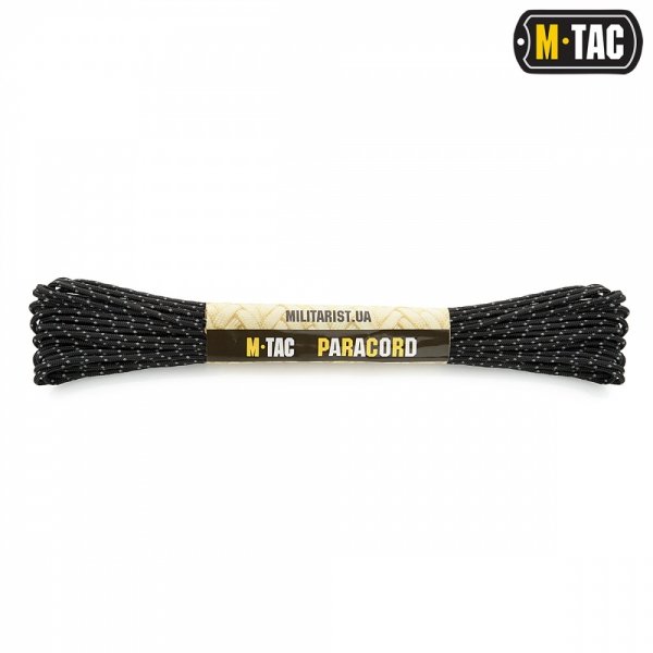 M-TAC ПАРАКОРД MINICORD REFLECTIVE BLACK 15М