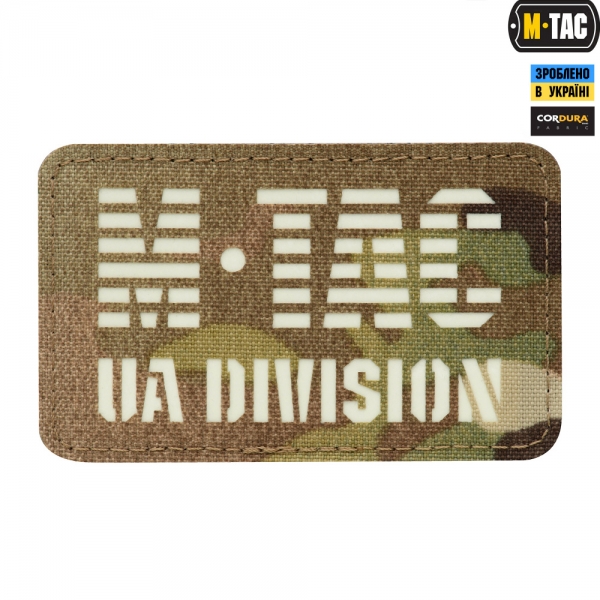 M-TAC НАШИВКА UA DIVISION LASER CUT MULTICAM/GID
