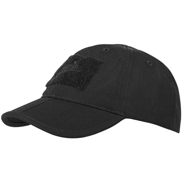 HELIKON-TEX БЕЙСБОЛКА FOLDABLE POLYCOTTON RIPSTOP BLACK H7116-01