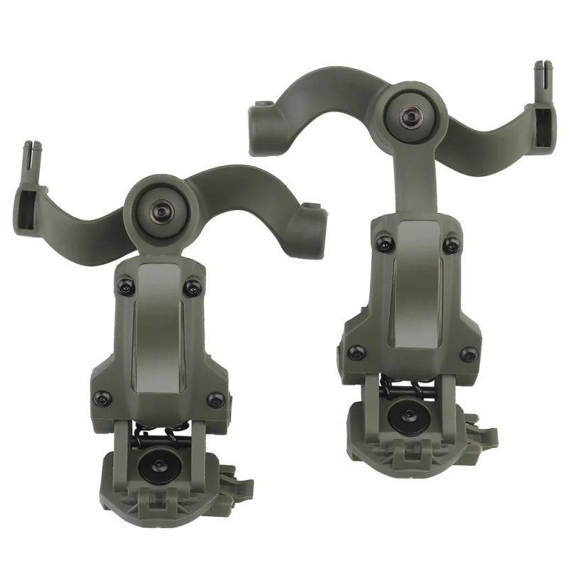 АДАПТЕР ДЛЯ НАУШНИКОВ HELMET RAIL ADAPTER OLIVE HR-MK-OL