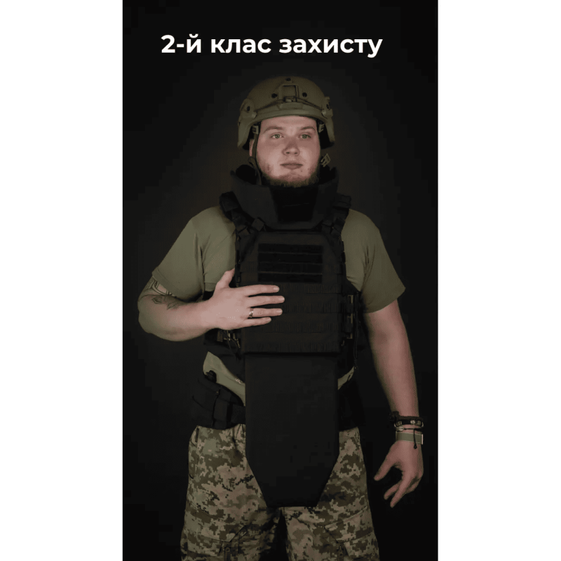 БАЛІСТИКА БРОНЕЖИЛЕТ ''САРМАТ S-L'' 25Х30 С БАЛЛИСТИЧЕСКОЙ ЗАЩИТОЙ 2 КЛАССА BLACK 1070406