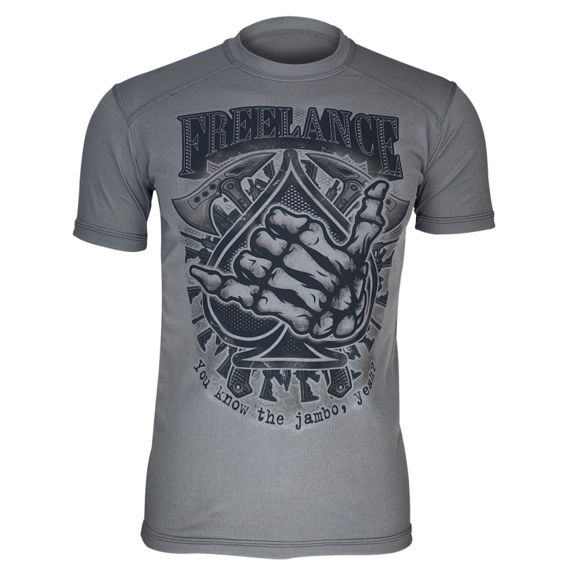 KRAMATAN TACTICAL DESIGN ФУТБОЛКА JAMBO FREELANCE COOLMAX GREY