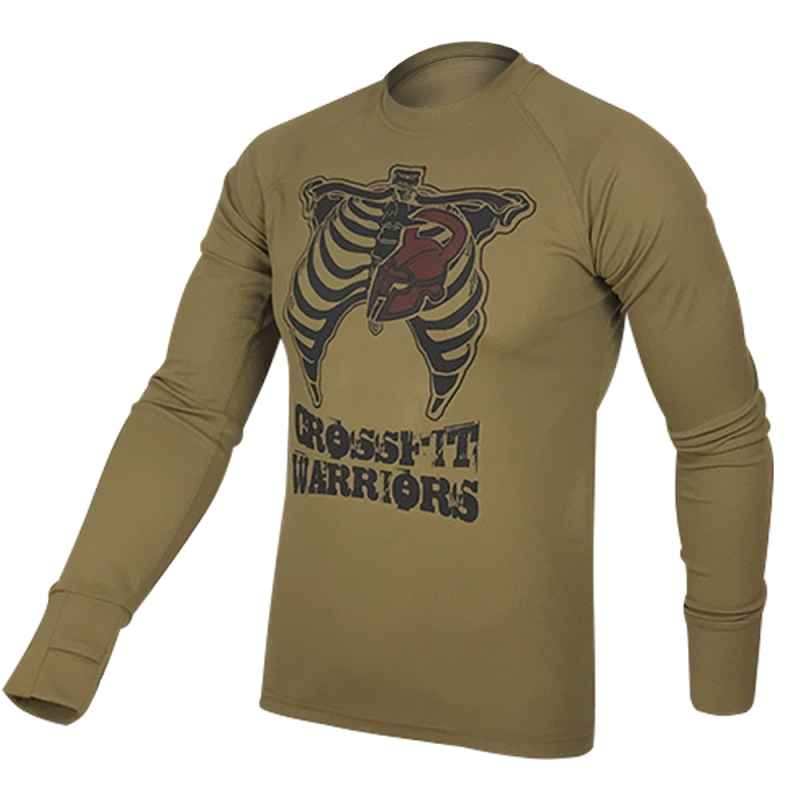 KRAMATAN TACTICAL DESIGN ЛОНГСЛІВ CROSSFIT WARRIORS COOLMAX COYOTE