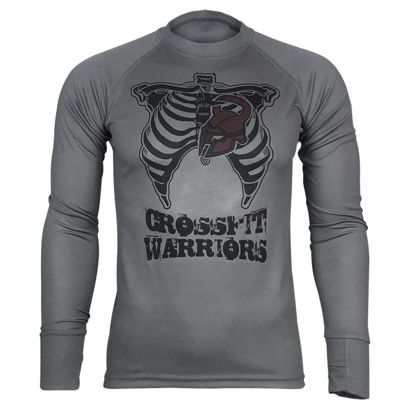 KRAMATAN TACTICAL DESIGN ЛОНГСЛІВ CROSSFIT WARRIORS COOLMAX GREY