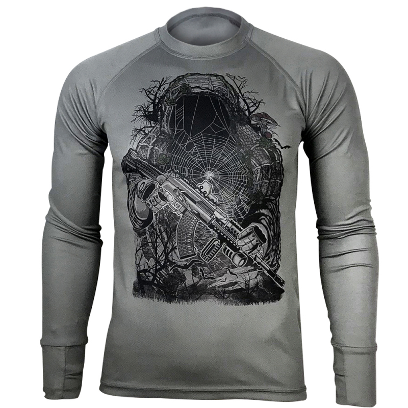 KRAMATAN TACTICAL DESIGN ЛОНГСЛІВ ЛЕШИЙ COOLMAX GREY