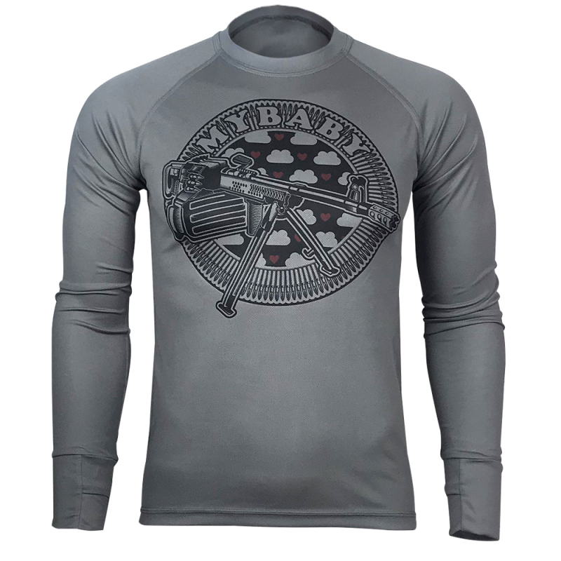 KRAMATAN TACTICAL DESIGN ЛОНГСЛІВ MY BABY COOLMAX GREY