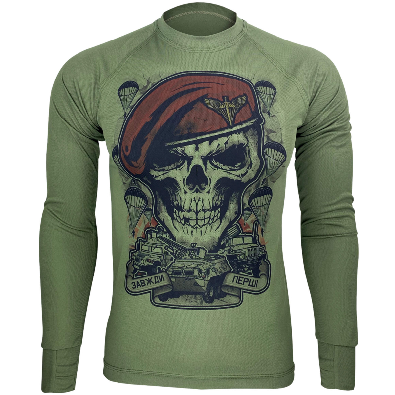 KRAMATAN TACTICAL DESIGN ЛОНГСЛІВ ДШВ МАРУН OLIVE