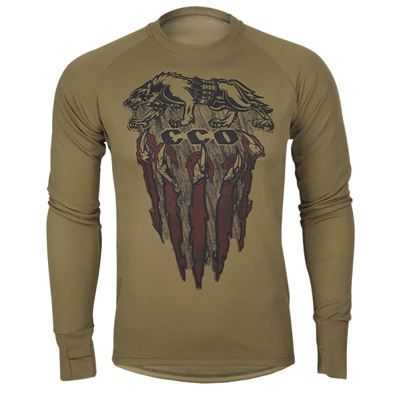 KRAMATAN TACTICAL DESIGN ЛОНГСЛІВ ССО ВОВКУЛАКА COOLMAX COYOTE