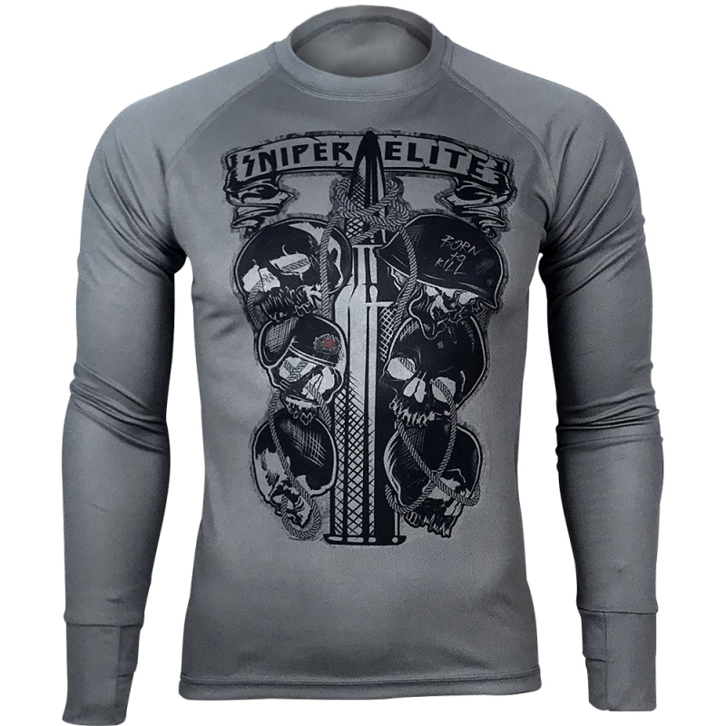 KRAMATAN TACTICAL DESIGN ЛОНГСЛІВ SNIPER ELITE COOLMAX GREY
