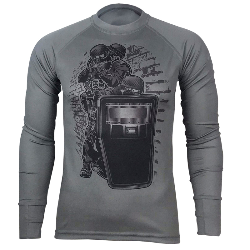 KRAMATAN TACTICAL DESIGN ЛОНГСЛІВ SPECIAL FORCES COOLMAX GREY