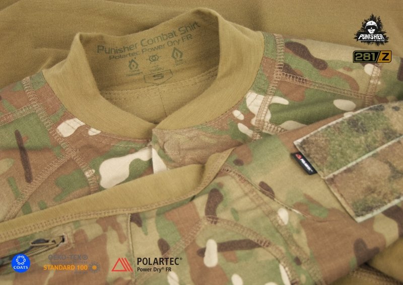 P1G-TAC СОРОЧКА PUNISHER COMBAT SHIRT POLARTEC FIRE RETARDANT MTP UA281-29951-G7-FR-MCU