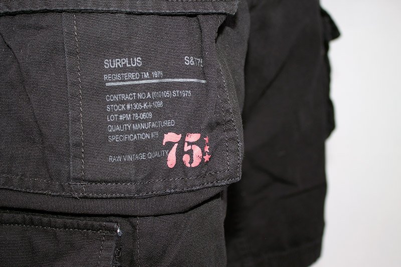 SURPLUS ШОРТЫ TROOPER BLACK 07-5600-03