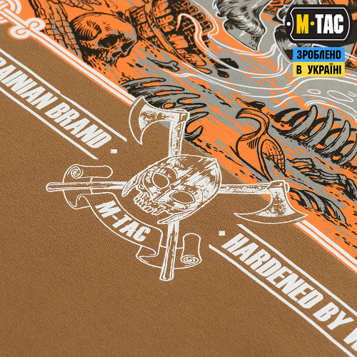 M-TAC ФУТБОЛКА ВОГНЕМ І МЕЧЕМ COYOTE BROWN