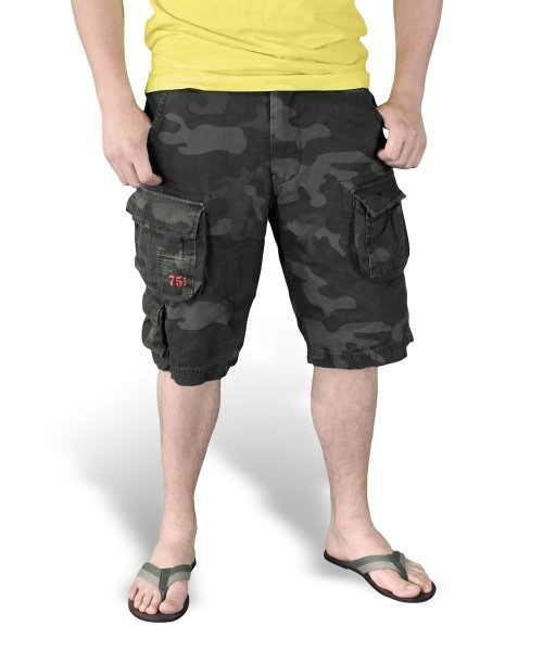 SURPLUS ШОРТЫ TROOPER BLACK CAMO 07-5600-42