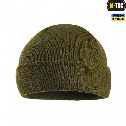 M-TAC ШАПКА ТОНКА В'ЯЗКА 100% АКРИЛ DARK OLIVE