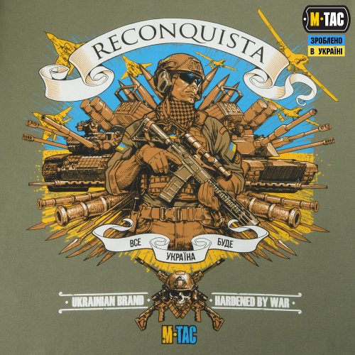 M-TAC ФУТБОЛКА RECONQUISTA LIGHT OLIVE
