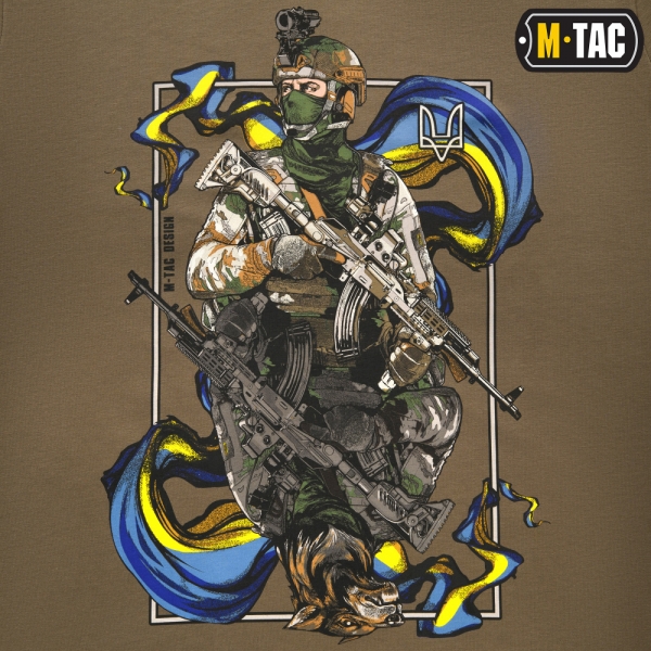 M-TAC ФУТБОЛКА ВОВКУЛАКА OLIVE