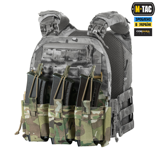 M-TAC ПЕРЕДНЯЯ ПАНЕЛЬ ДЛЯ ПЛИТОНОСКИ CUIRASS QRS НА ТРИ МАГАЗИНА MULTICAM