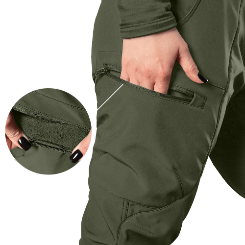CAMO-TEC ШТАНИ  PANI SOFTSHELL OLIVE 8485