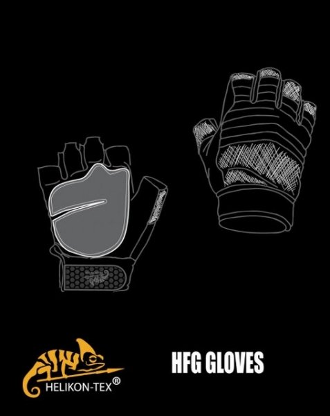 HELIKON-TEX РУКАВИЦІ HALF FINGER H6217-01