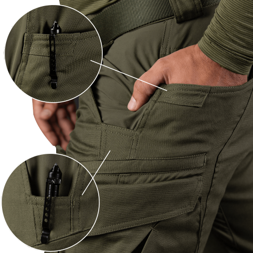 CAMO-TEC ШТАНИ ТАКТИЧНІ СПАРТАНЕЦЬ CANVAS OLIVE 8085