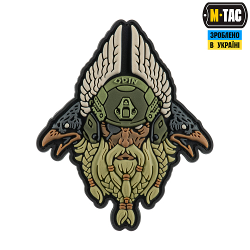 M-TAC НАШИВКА ODIN TACTICAL 3D PVC OLIVE