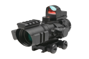 THETA OPTICS ПРИЦЕЛ ОПТИЧЕСКИЙ 4X32 SCOPE WITH MICRO RED DOT SIGHT 22446