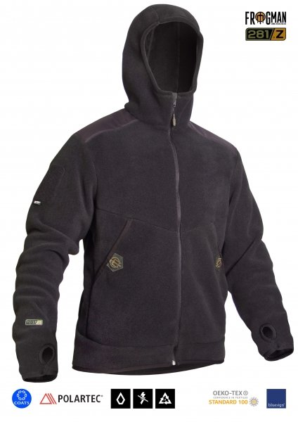 P1G-TAC КУРТКА FRWJ POLARTEC BLACK UA281-29901-BK