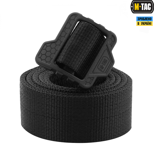 M-TAC РЕМІНЬ DOUBLE DUTY TACTICAL BELT HEX BLACK