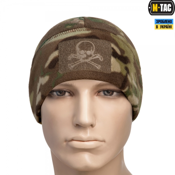M-TAC ШАПКА WATCH CAP ФЛИС/СЕТКА PIRATE SKULL WINDBLOCK 380 MC