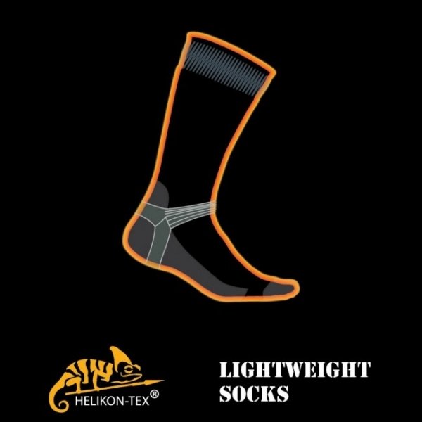 HELIKON-TEX ШКАРПЕТКИ LIGHTWEIGHT SOCKS - COOLMAX® H3550-01