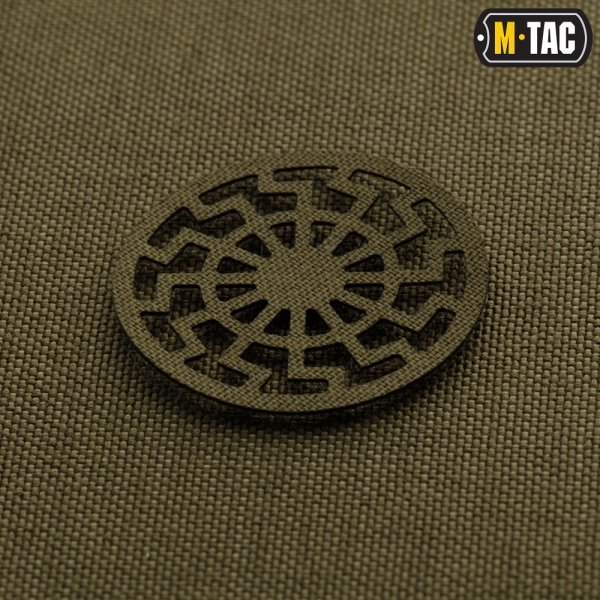 M-TAC НАШИВКА ЧОРНЕ СОНЦЕ СКРІЗНА LASER CUT RANGER GREEN
