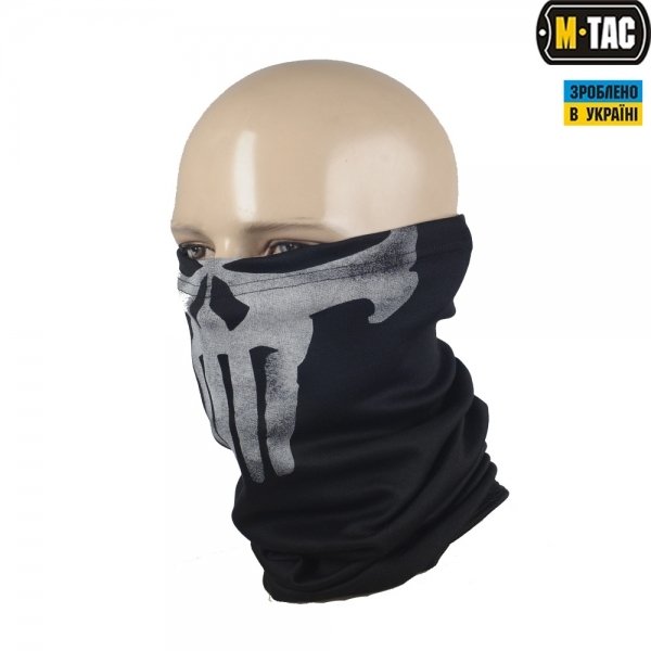 M-TAC ШАРФ-ТРУБА PUNISHER ЧОРНИЙ