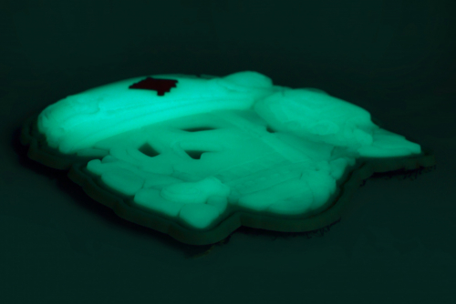 R3ICH НАШИВКА OPERATOR SKULL 3D GLOW