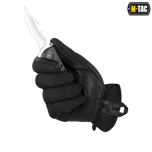 M-TAC ПЕРЧАТКИ SCOUT TACTICAL MK.2 КОЖАНЫЕ BLACK
