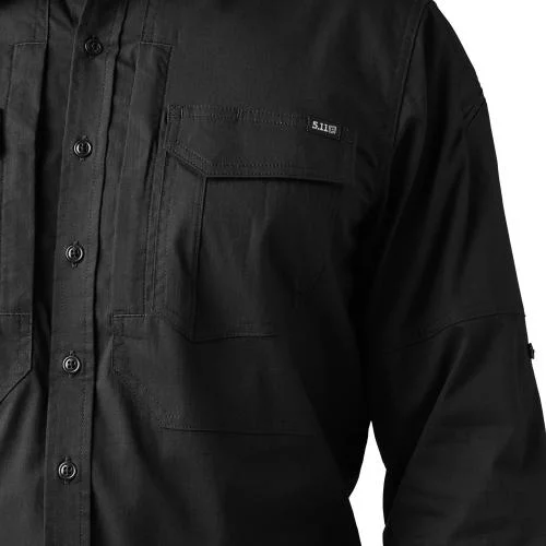 5.11 РУБАШКА ТАКТИЧЕСКАЯ ABR PRO LONG SLEEVE SHIRT TALL BLACK 72543T-019