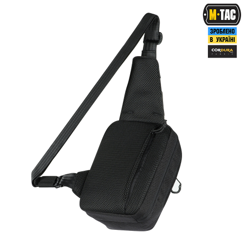 M-TAC СУМКА SLING PISTOL BAG ELITE HEX С ЛИПУЧКОЙ MULTICAM BLACK/BLACK
