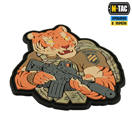 M-TAC НАШИВКА ТИГР 3-ТЯ ШТУРМОВА БРИГАДА PVC
