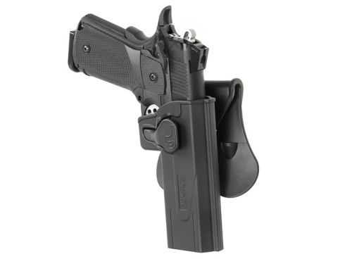 AMOMAX КОБУРА ПЛАСТИКОВАЯ FASTDRAW ДЛЯ HI-CAPA BLACK HS2863
