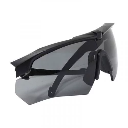 ESS ОКУЛЯРИ ЗАХИСНІ БАЛІСТИЧНІ CROSSBOW SUPPRESSOR ONE BLACK WITH LENSE SMOKE GRAY EE9007-03