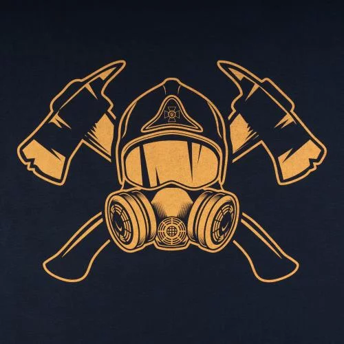 P1G-TAC ФУТБОЛКА З ПРИНТОМ ПОЖЕЖНИК NAVY UA281-29891-NV-FR
