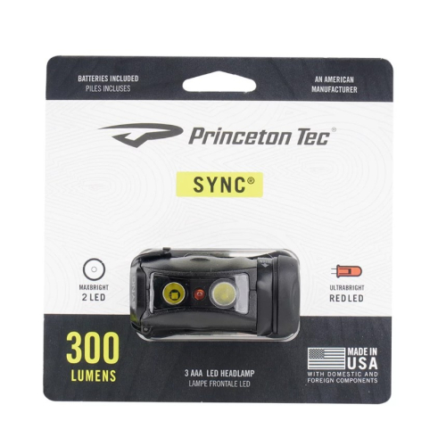 PRINCETON TEC ЛІХТАР НАЛОБНИЙ SYNC 300 HEADLAMP BLACK SYNC21-BK/DK