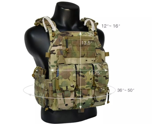 CHAMELEON ЖИЛЕТ ТАКТИЧНИЙ ПЛИТОНОСКА MULTICAM З ПОТРІЙНИМ ПІДСУМКОМ GAF6-901-76